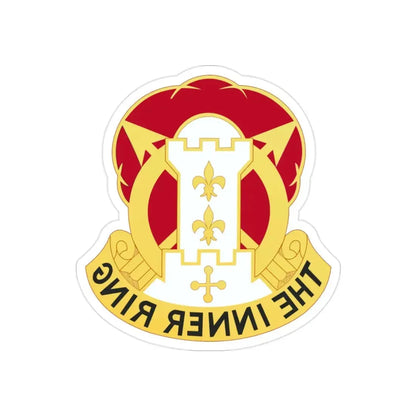 17th Artillery Group (U.S. Army) REVERSE PRINT Transparent Die-Cut STICKER - The Sticker Space