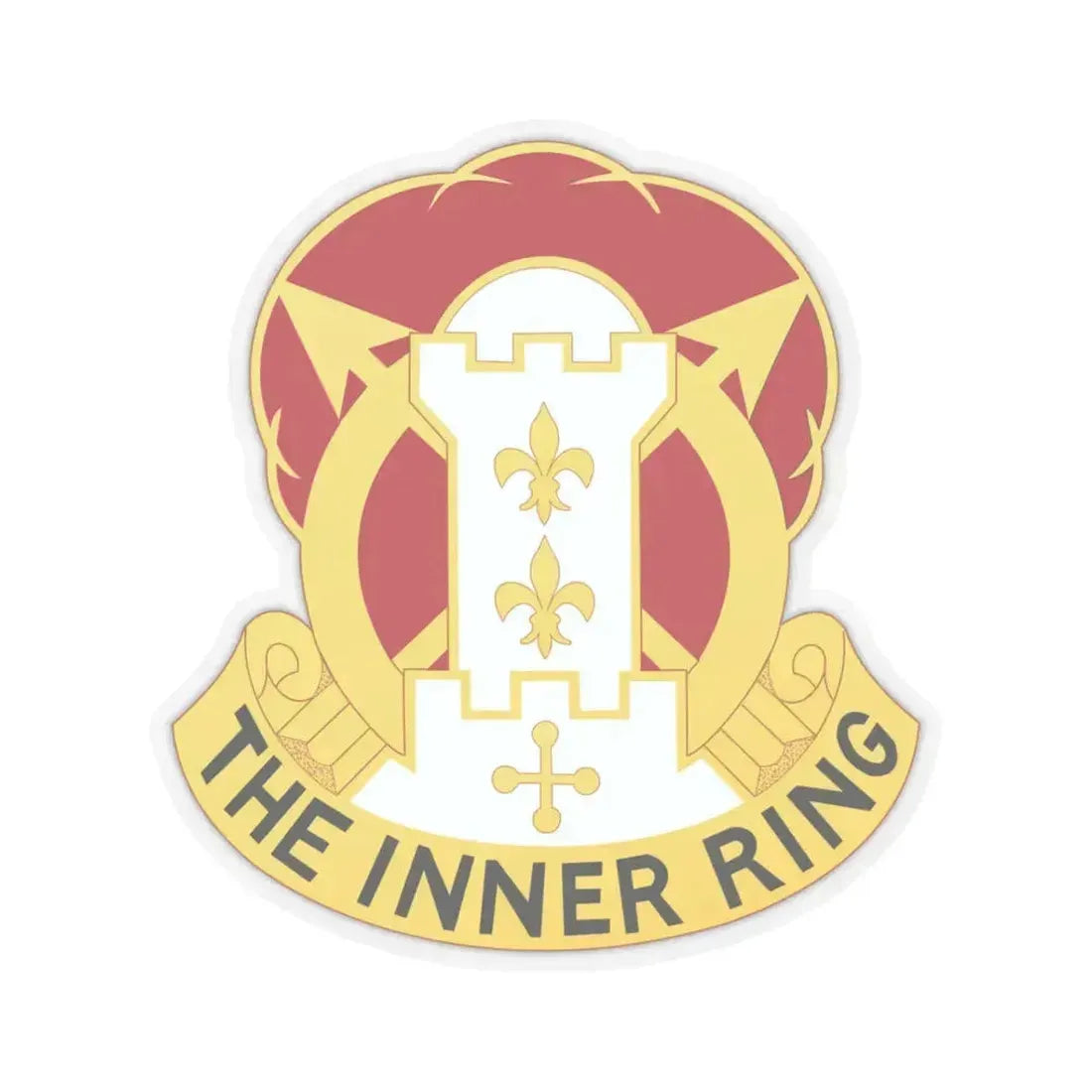 17th Artillery Group (U.S. Army) STICKER Vinyl Kiss-Cut Decal 3 Inch Transparent - The Sticker Space