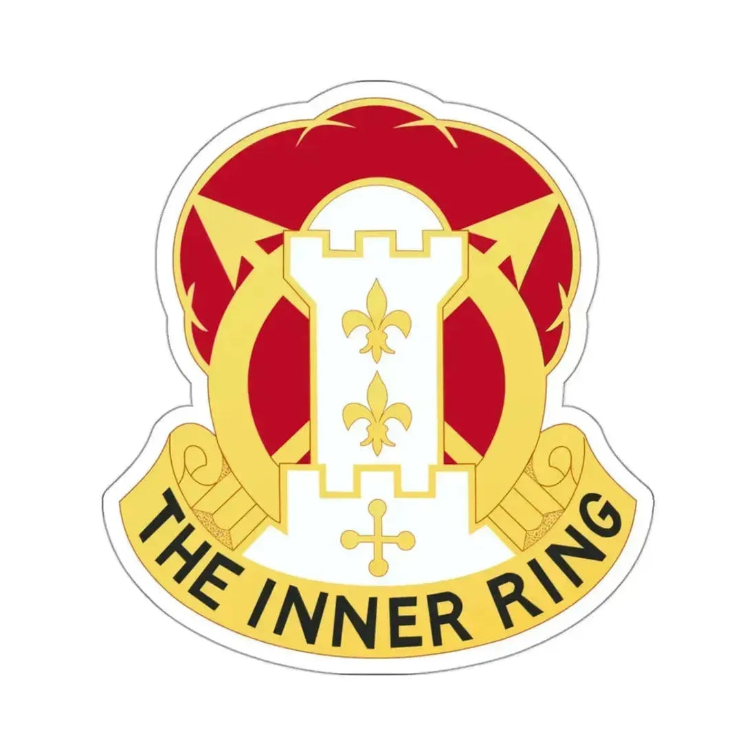 17th Artillery Group (U.S. Army) STICKER Vinyl Kiss-Cut Decal 3 Inch White - The Sticker Space