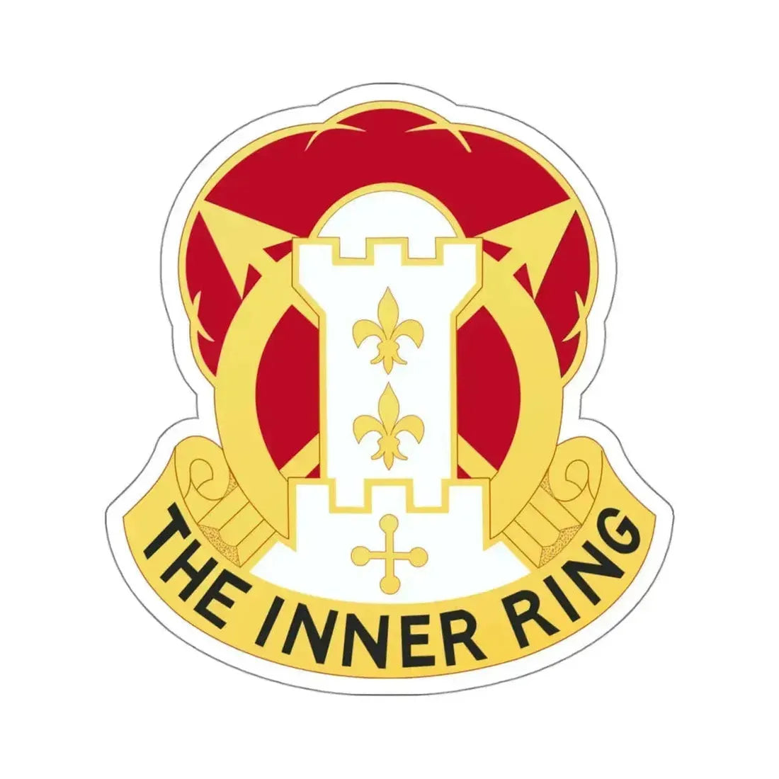 17th Artillery Group (U.S. Army) STICKER Vinyl Kiss-Cut Decal 4 Inch White - The Sticker Space