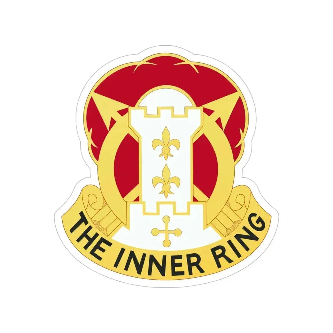 17th Artillery Group (U.S. Army) Transparent STICKER Die-Cut Vinyl Decal 5 Inch - The Sticker Space