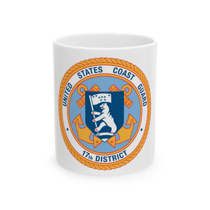 17th CG District (U.S. Coast Guard) White Coffee Mug-11oz-The Sticker Space