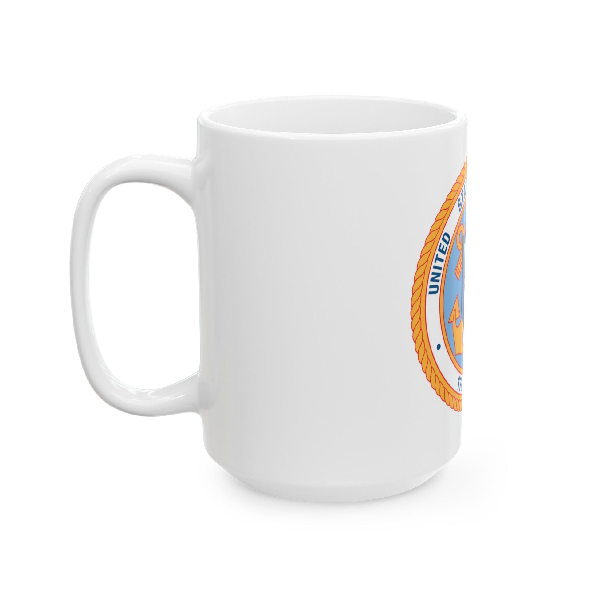 17th CG District (U.S. Coast Guard) White Coffee Mug-The Sticker Space