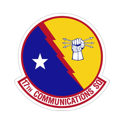 17th Communications Squadron (U.S. Air Force) STICKER Vinyl Die-Cut Decal-3 Inch-The Sticker Space