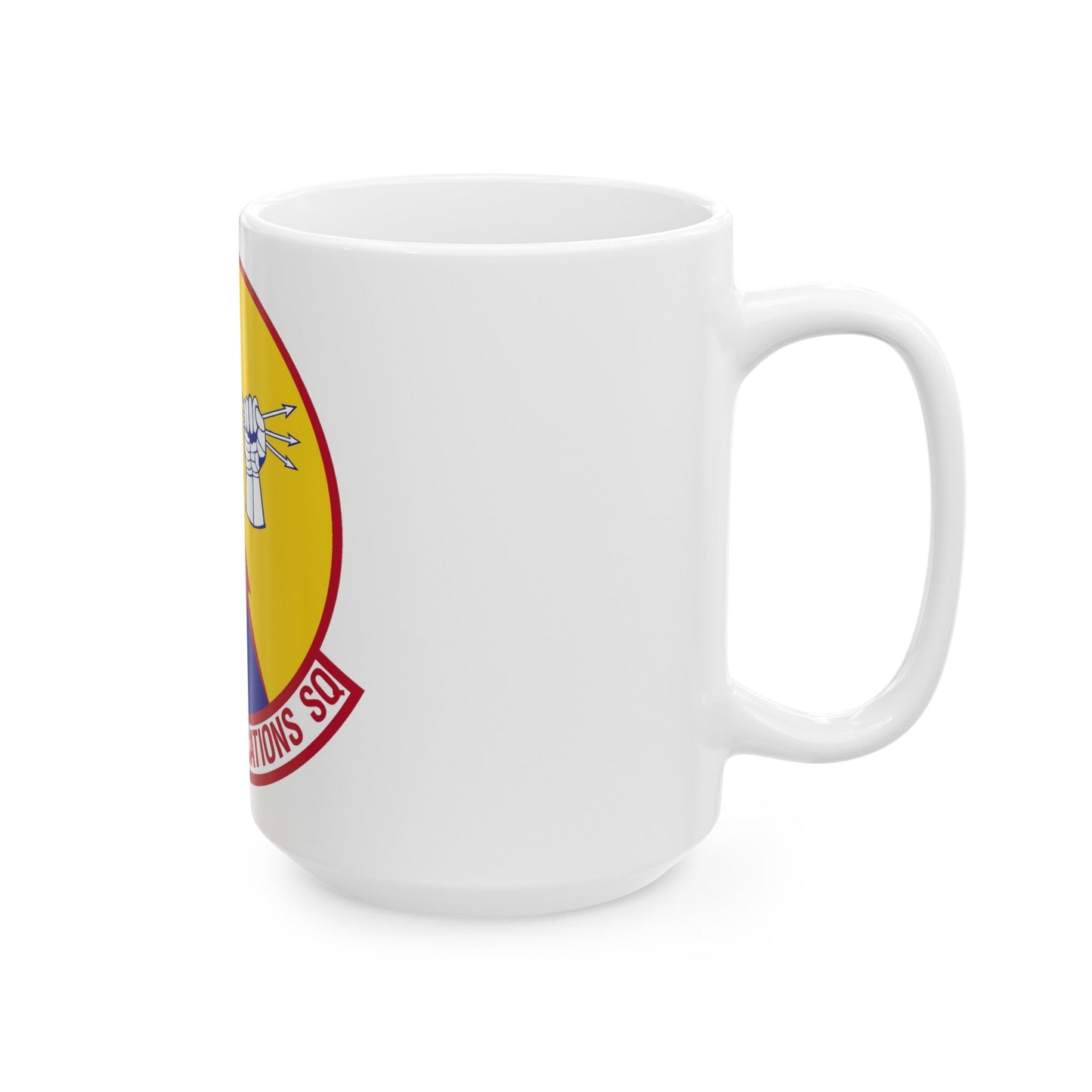 17th Communications Squadron (U.S. Air Force) White Coffee Mug-The Sticker Space