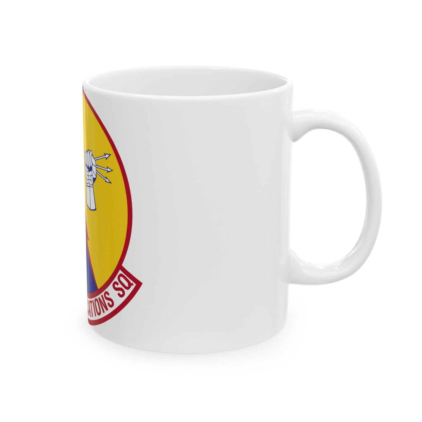 17th Communications Squadron (U.S. Air Force) White Coffee Mug-The Sticker Space