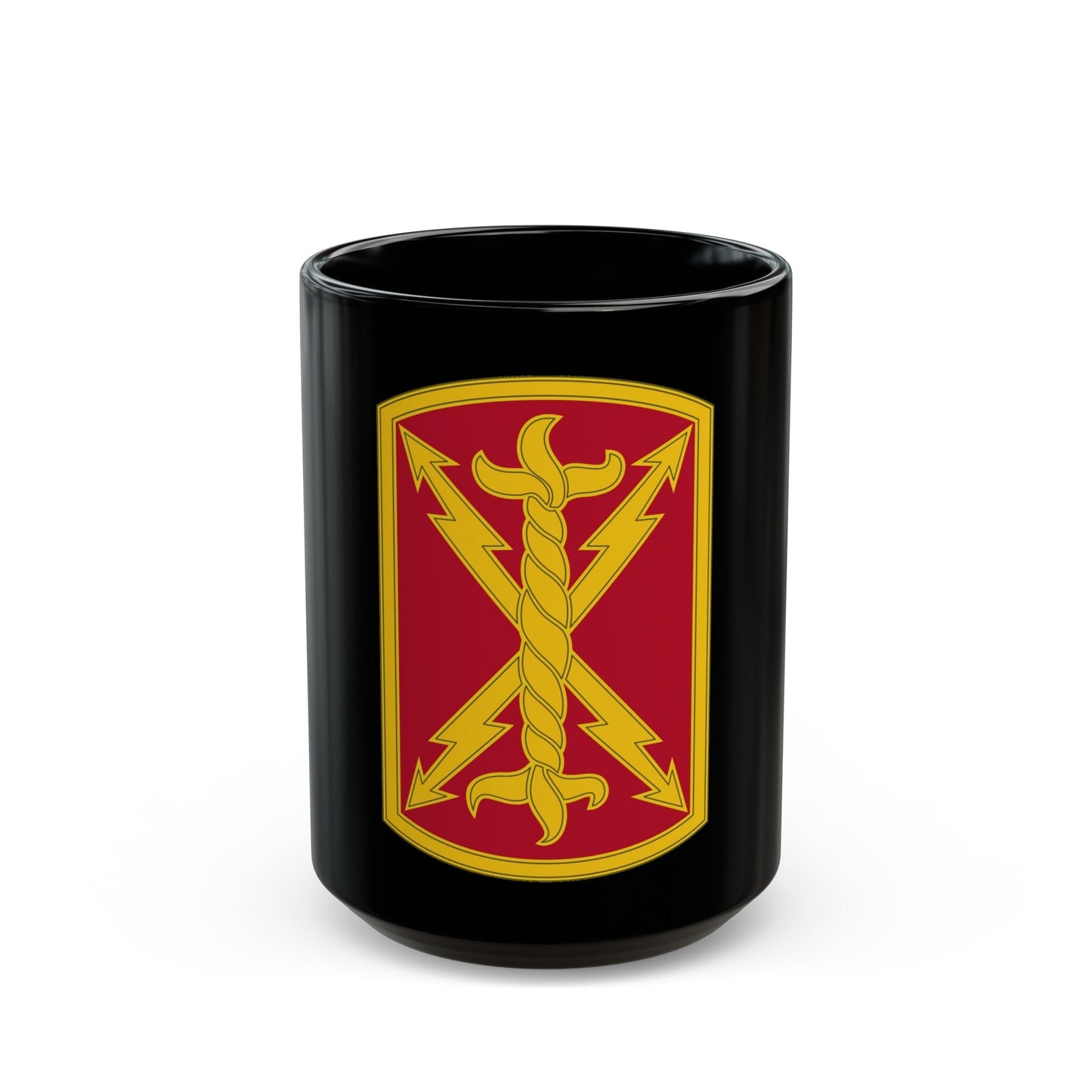 17th Field Artillery Brigade (U.S. Army) Black Coffee Mug-15oz-The Sticker Space