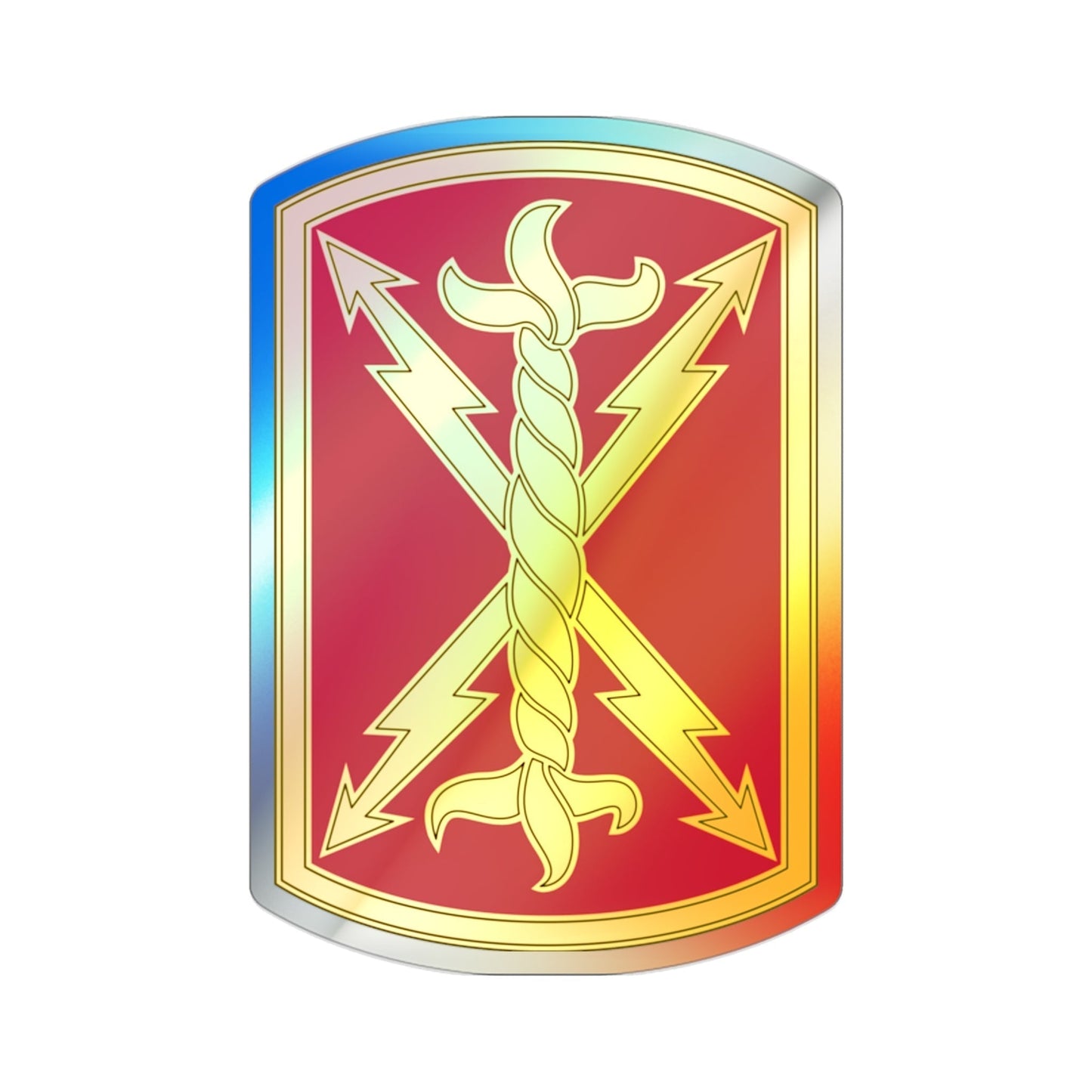 17th Field Artillery Brigade (U.S. Army) Holographic STICKER Die-Cut Vinyl Decal-2 Inch-The Sticker Space