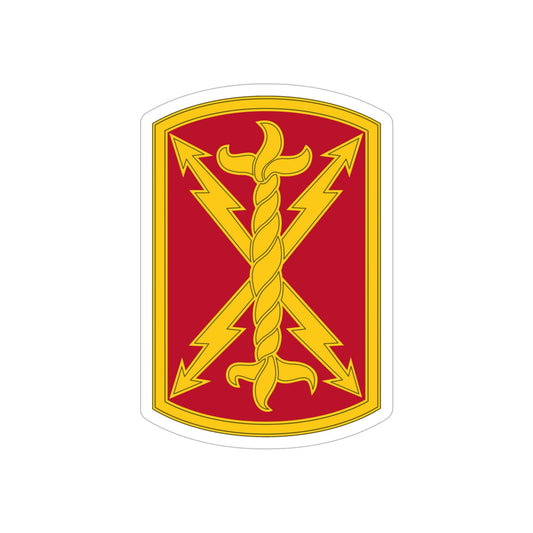 17th Field Artillery Brigade (U.S. Army) REVERSE PRINT Transparent STICKER-6" × 6"-The Sticker Space