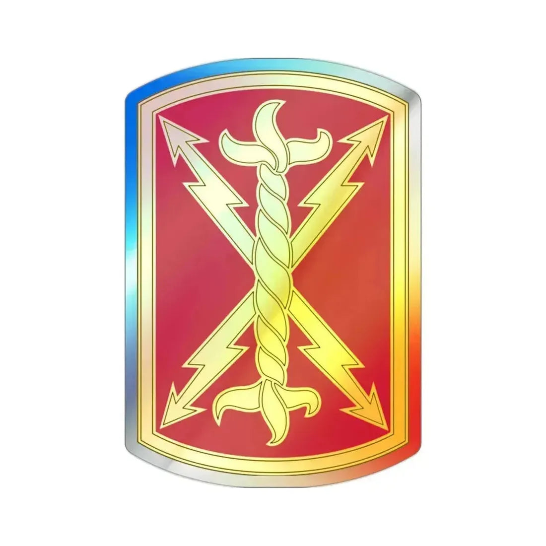 17th Field Artillery Brigade (U.S. Army) Holographic STICKER Die-Cut Vinyl Decal 2 Inch Holographic - The Sticker Space