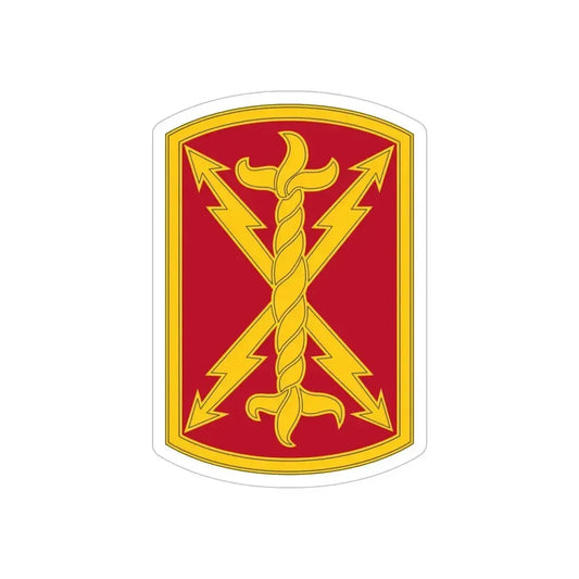17th Field Artillery Brigade (U.S. Army) REVERSE PRINT Transparent Die-Cut STICKER 6 Inch Die-Cut Transparent - The Sticker Space