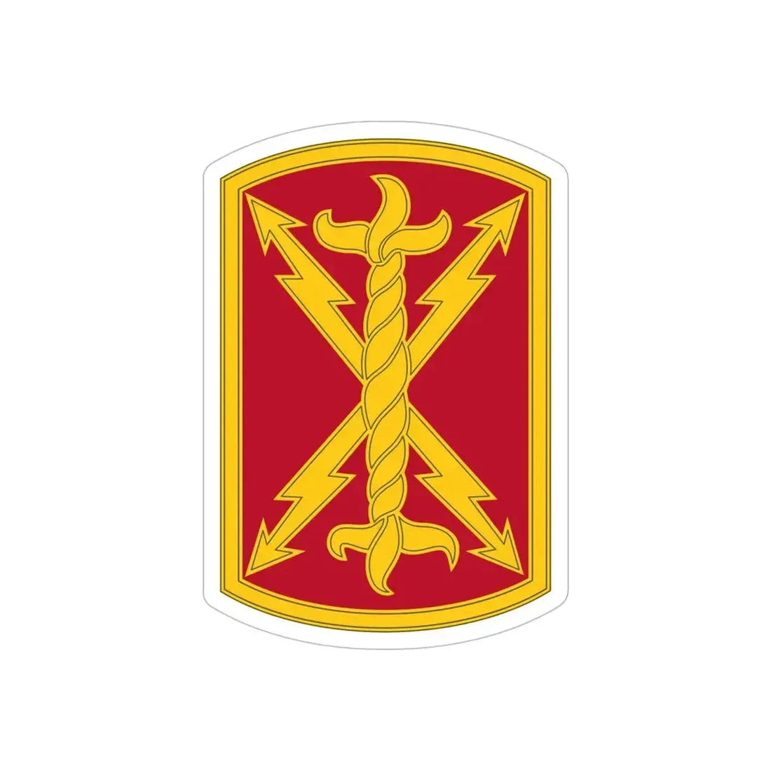 17th Field Artillery Brigade (U.S. Army) REVERSE PRINT Transparent Die-Cut STICKER - The Sticker Space