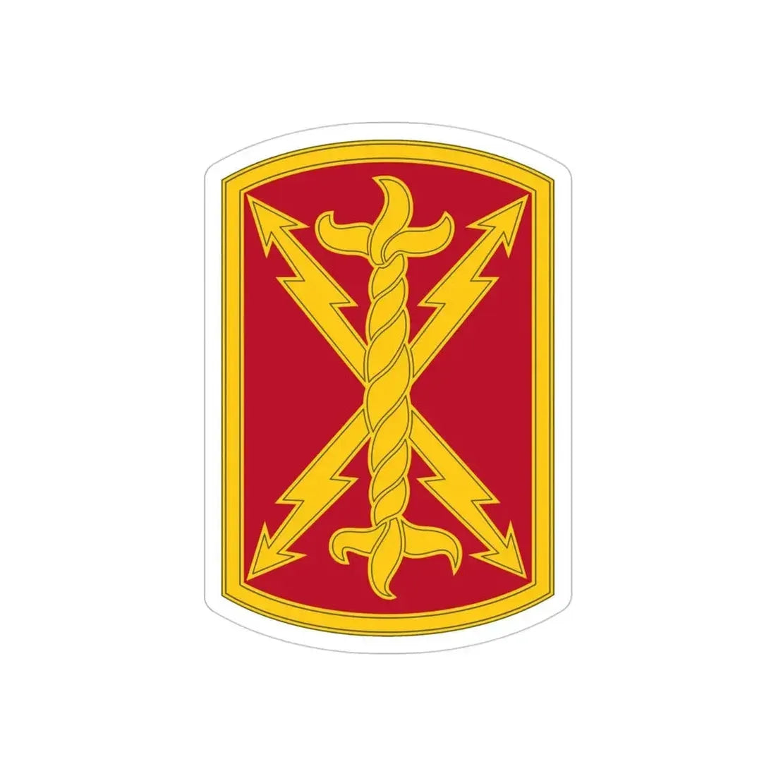 17th Field Artillery Brigade (U.S. Army) REVERSE PRINT Transparent Die-Cut STICKER - The Sticker Space