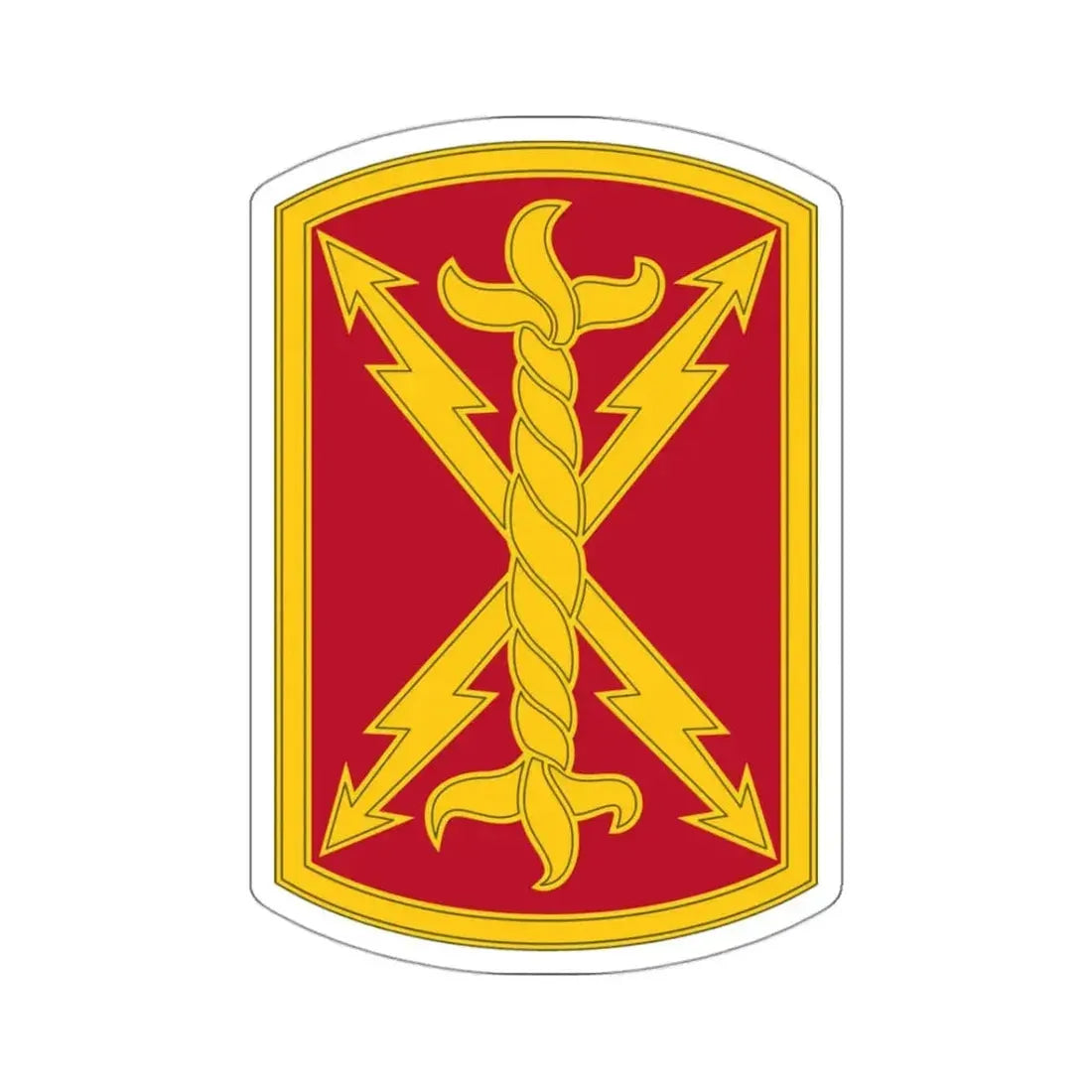17th Field Artillery Brigade (U.S. Army) STICKER Vinyl Kiss-Cut Decal 3 Inch White - The Sticker Space