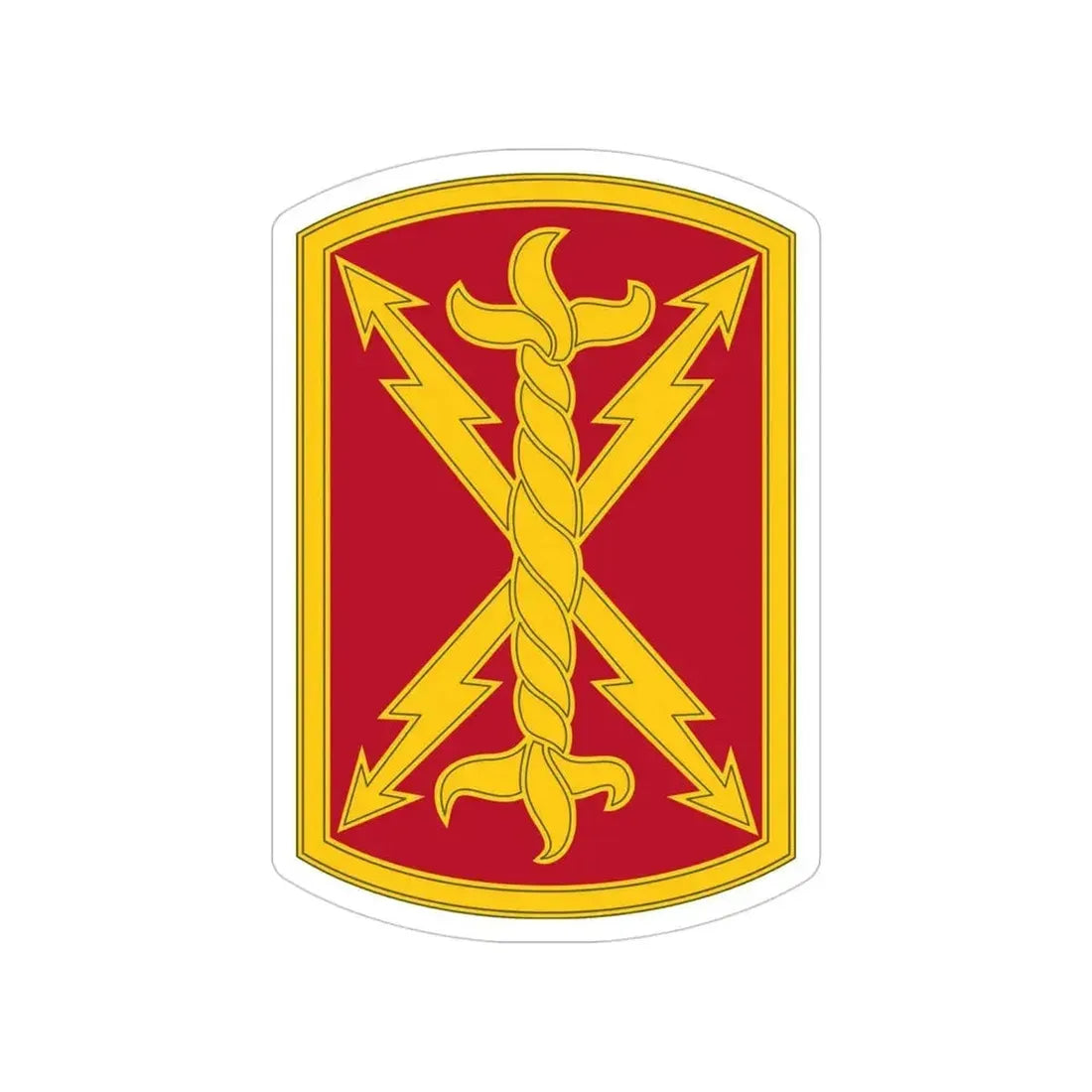 17th Field Artillery Brigade (U.S. Army) Transparent STICKER Die-Cut Vinyl Decal 4 Inch - The Sticker Space