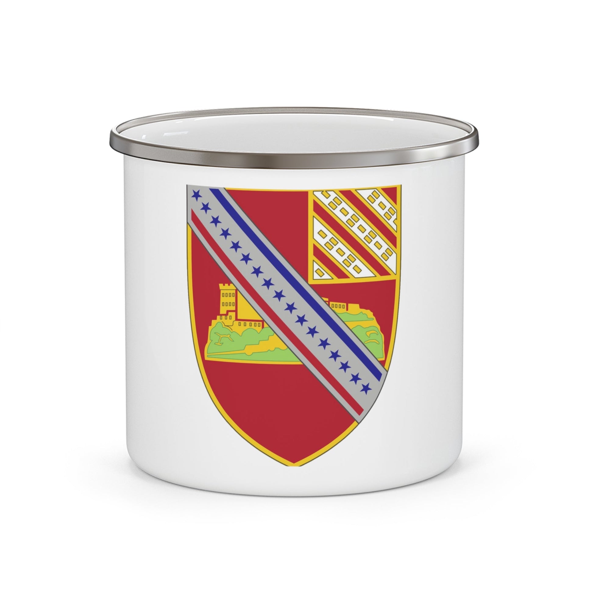 17th Field Artillery Regiment (U.S. Army) 12oz Enamel Mug-12oz-The Sticker Space