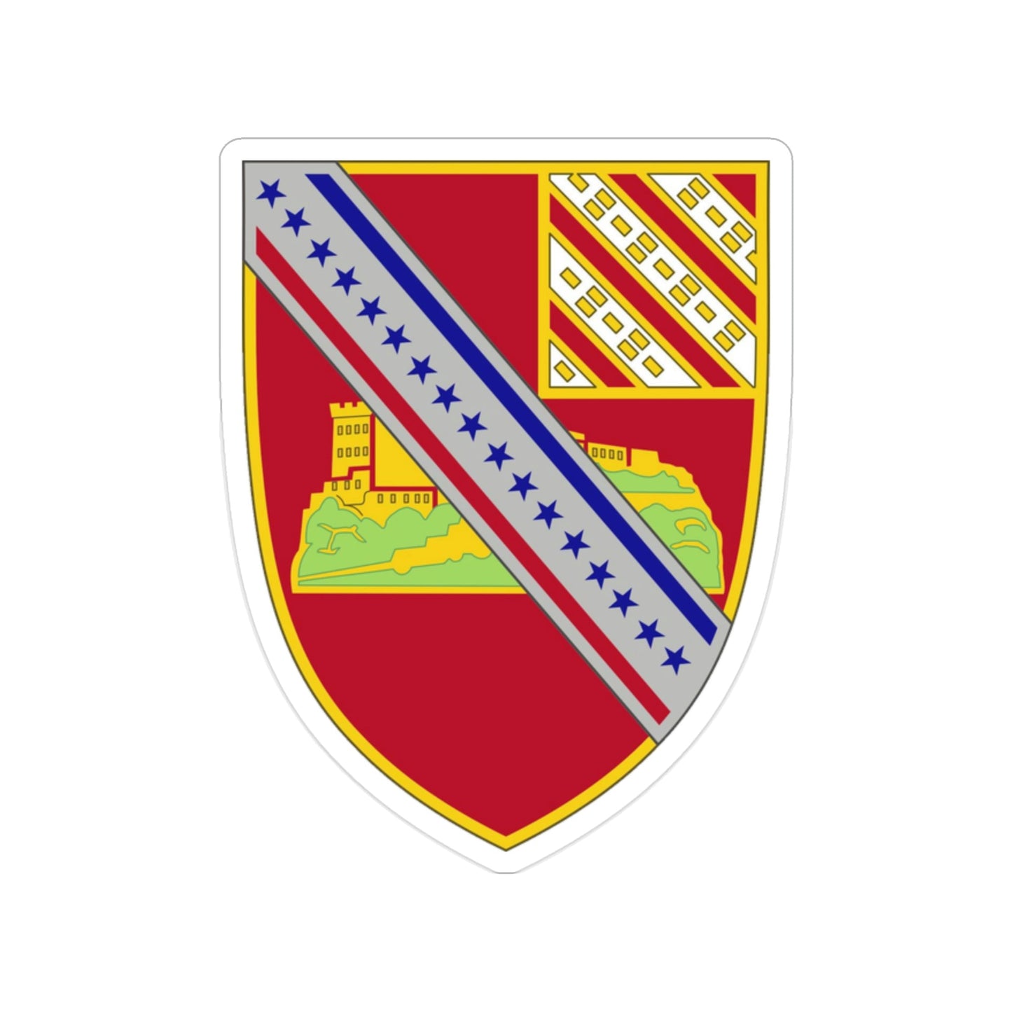 17th Field Artillery Regiment (U.S. Army) Transparent STICKER Die-Cut Vinyl Decal-2 Inch-The Sticker Space