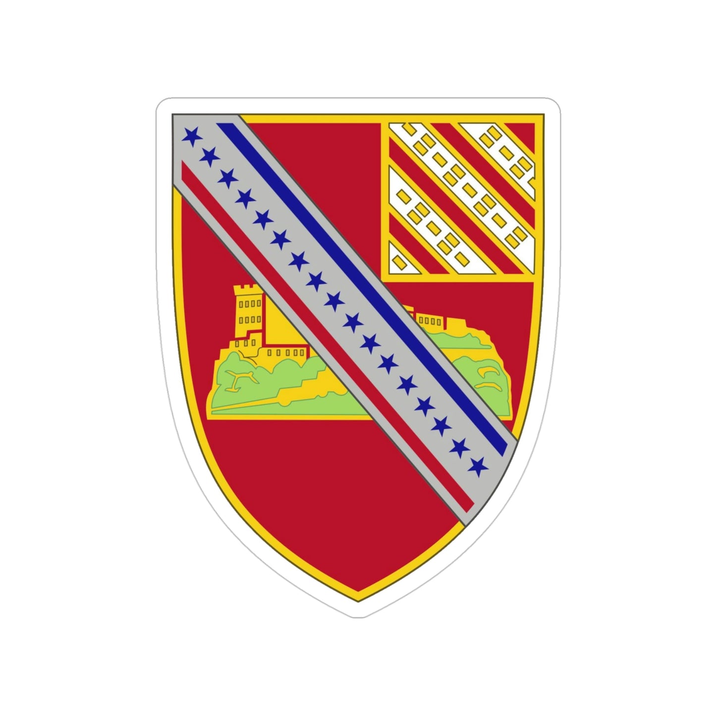 17th Field Artillery Regiment (U.S. Army) Transparent STICKER Die-Cut Vinyl Decal-4 Inch-The Sticker Space