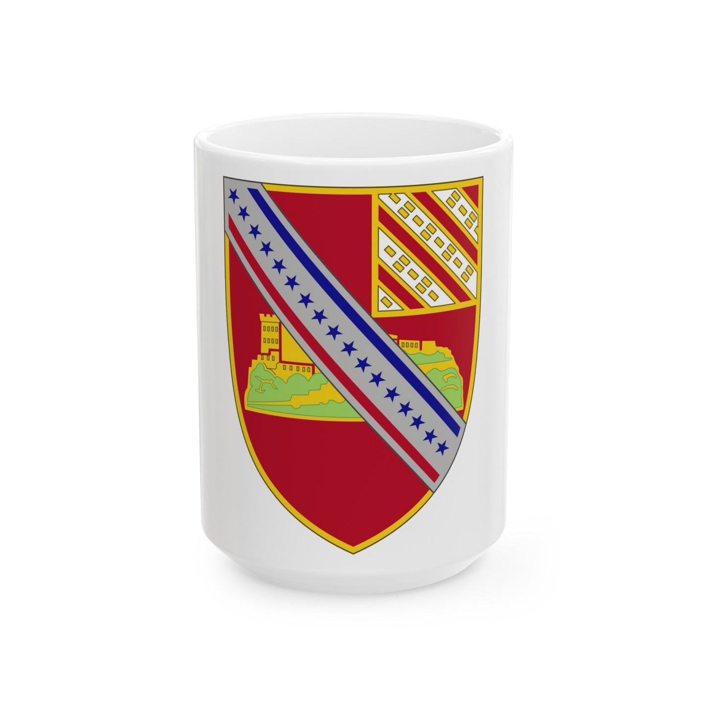 17th Field Artillery Regiment (U.S. Army) White Coffee Mug-15oz-The Sticker Space