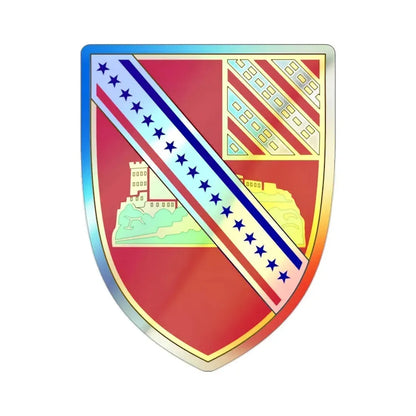 17th Field Artillery Regiment (U.S. Army) Holographic STICKER Die-Cut Vinyl Decal - The Sticker Space