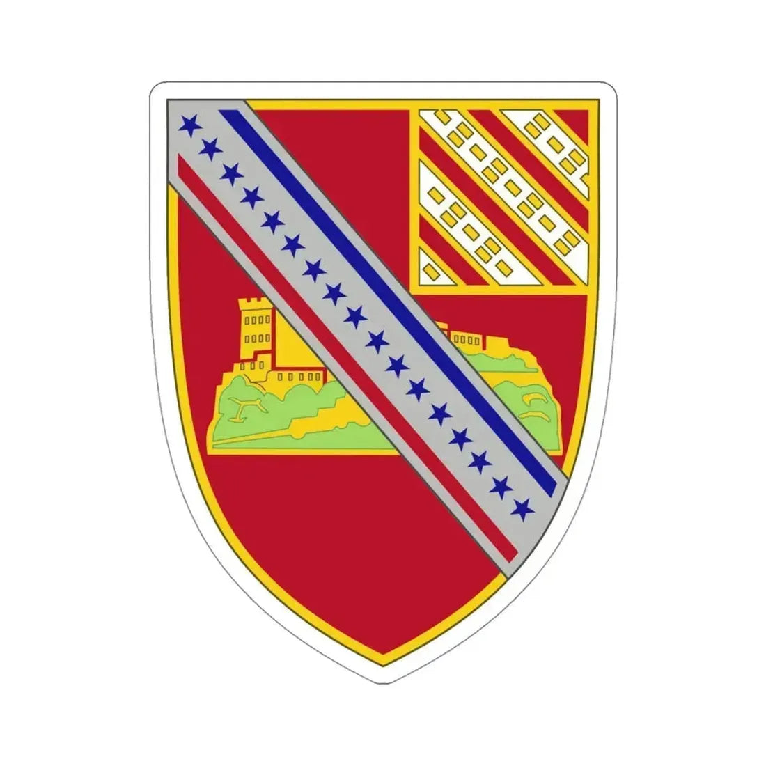 17th Field Artillery Regiment (U.S. Army) STICKER Vinyl Die-Cut Decal 4 Inch - The Sticker Space