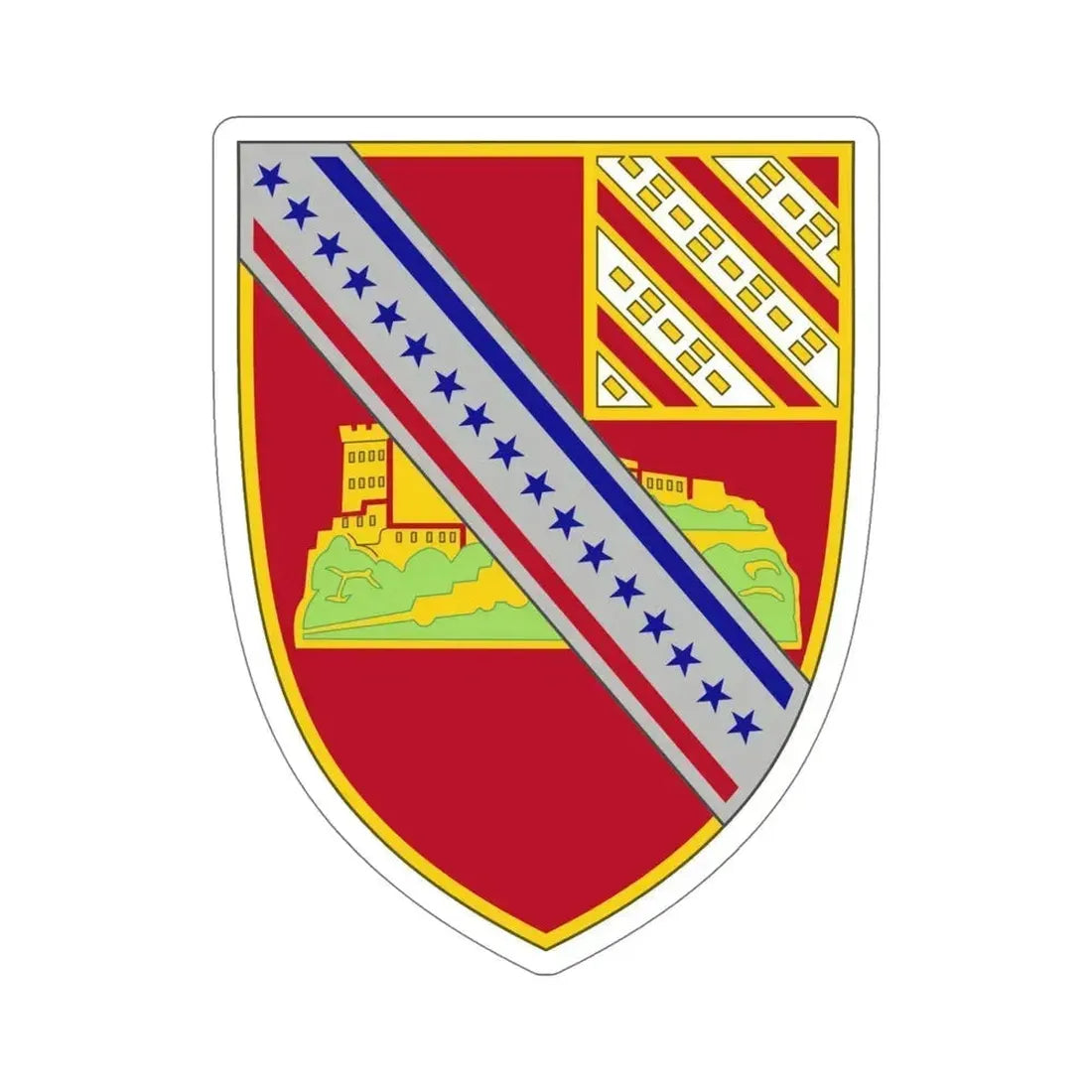 17th Field Artillery Regiment (U.S. Army) STICKER Vinyl Die-Cut Decal 6 Inch - The Sticker Space