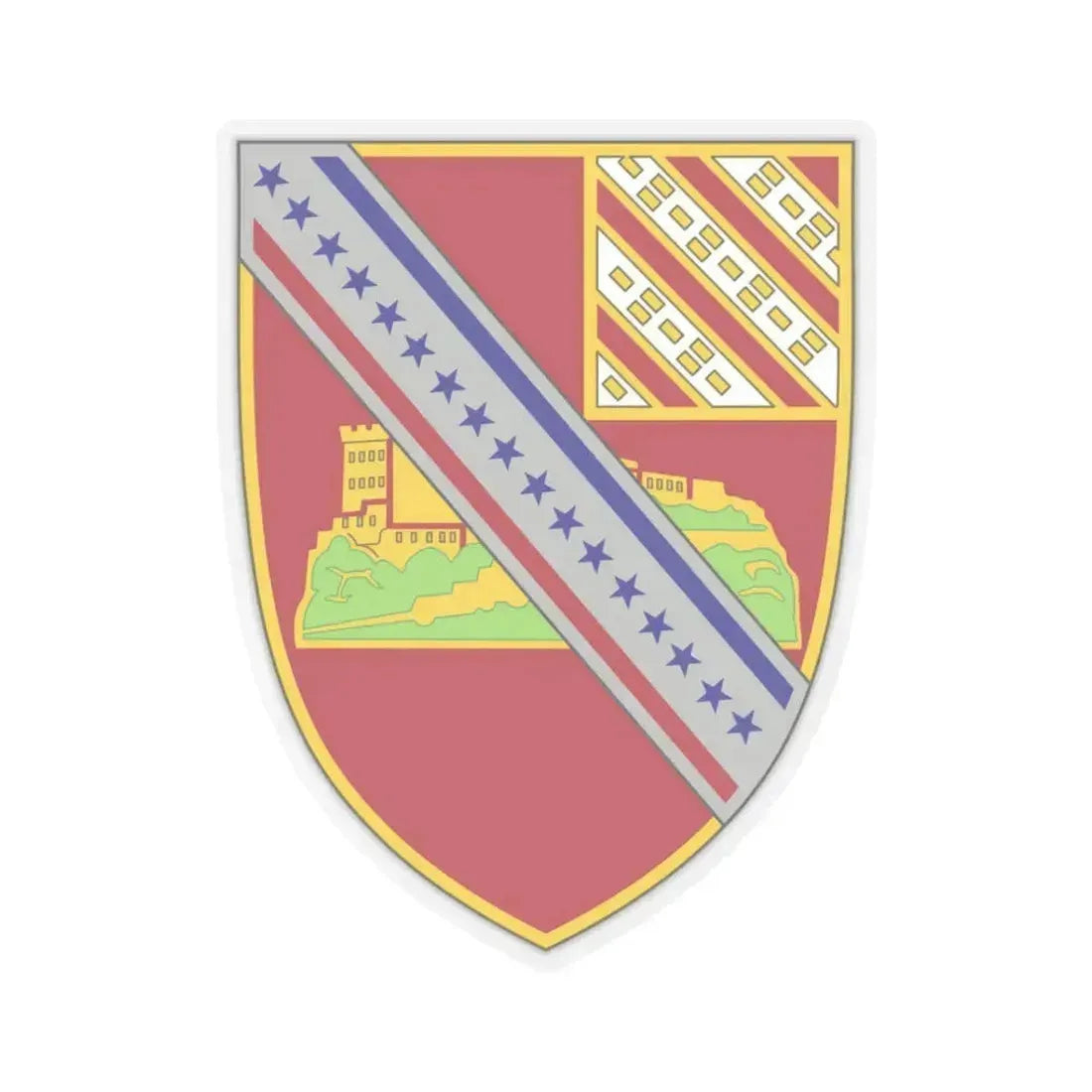 17th Field Artillery Regiment (U.S. Army) STICKER Vinyl Kiss-Cut Decal 3 Inch Transparent - The Sticker Space