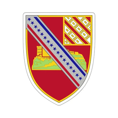 17th Field Artillery Regiment (U.S. Army) STICKER Vinyl Kiss-Cut Decal 6 Inch White - The Sticker Space