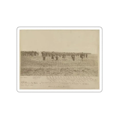 17th Maine Inf. Vols. (U.S. Civil War) STICKER Vinyl Die-Cut Decal White Die-Cut 6 Inch - The Sticker Space