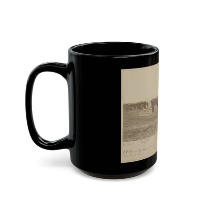 17th Maine Inf. Vols. (U.S. Civil War) Black Coffee Mug-The Sticker Space