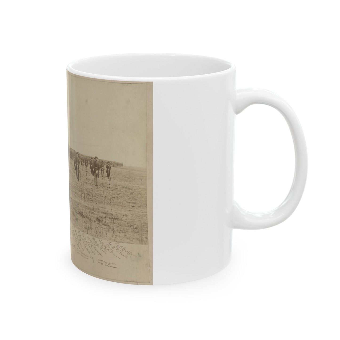 17th Maine Inf. Vols. (U.S. Civil War) White Coffee Mug-The Sticker Space