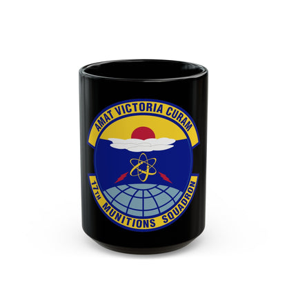 17th Munitions Squadron (U.S. Air Force) Black Coffee Mug-15oz-The Sticker Space