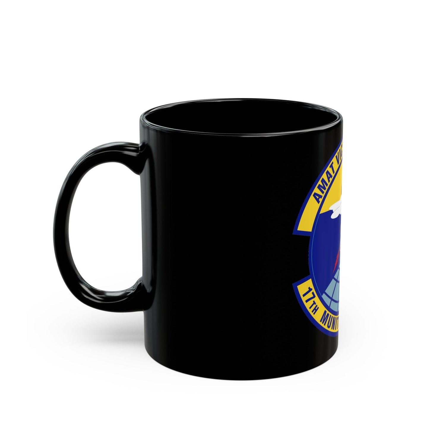 17th Munitions Squadron (U.S. Air Force) Black Coffee Mug-The Sticker Space