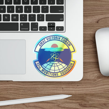 17th Munitions Squadron (U.S. Air Force) Holographic STICKER Die-Cut Vinyl Decal-The Sticker Space