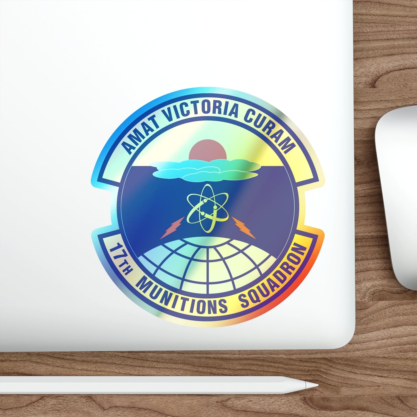 17th Munitions Squadron (U.S. Air Force) Holographic STICKER Die-Cut Vinyl Decal-The Sticker Space