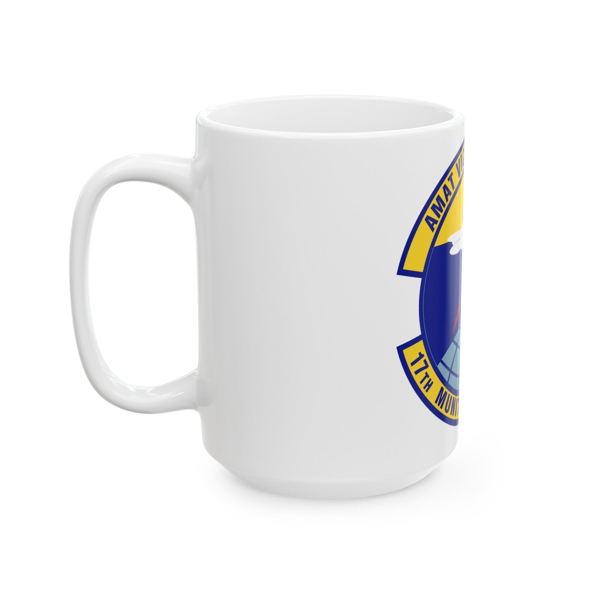 17th Munitions Squadron (U.S. Air Force) White Coffee Mug-The Sticker Space