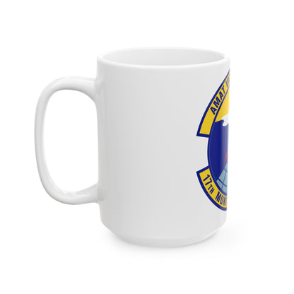 17th Munitions Squadron (U.S. Air Force) White Coffee Mug-The Sticker Space