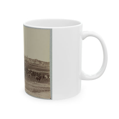 17th New York Battery Artillery Depot, (Camp Barry) Near Washington, D.C. (U.S. Civil War) White Coffee Mug