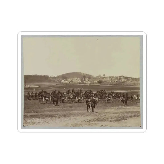 17Th New York Battery Artillery Depot, (Camp Barry) Near Washington, D.C. (U.S. Civil War) STICKER Vinyl Kiss-Cut Decal 2 Inch White - The Sticker Space