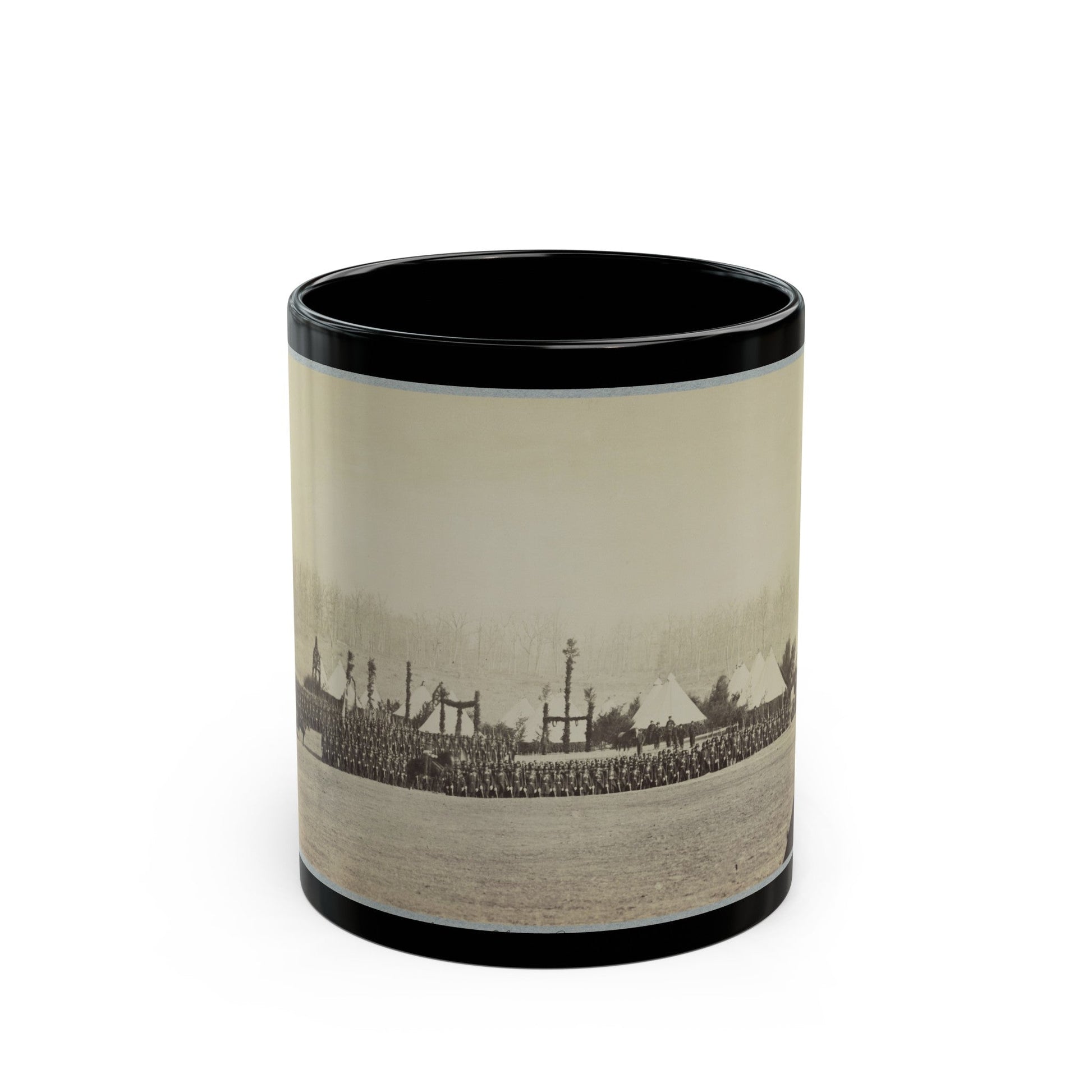 17th New York Infantry (U.S. Civil War) Black Coffee Mug-11oz-The Sticker Space