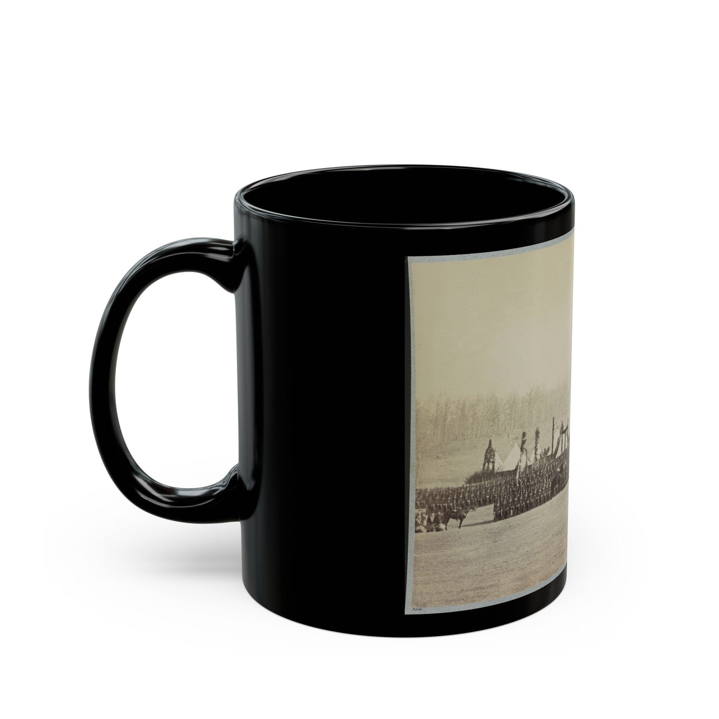 17th New York Infantry (U.S. Civil War) Black Coffee Mug-The Sticker Space