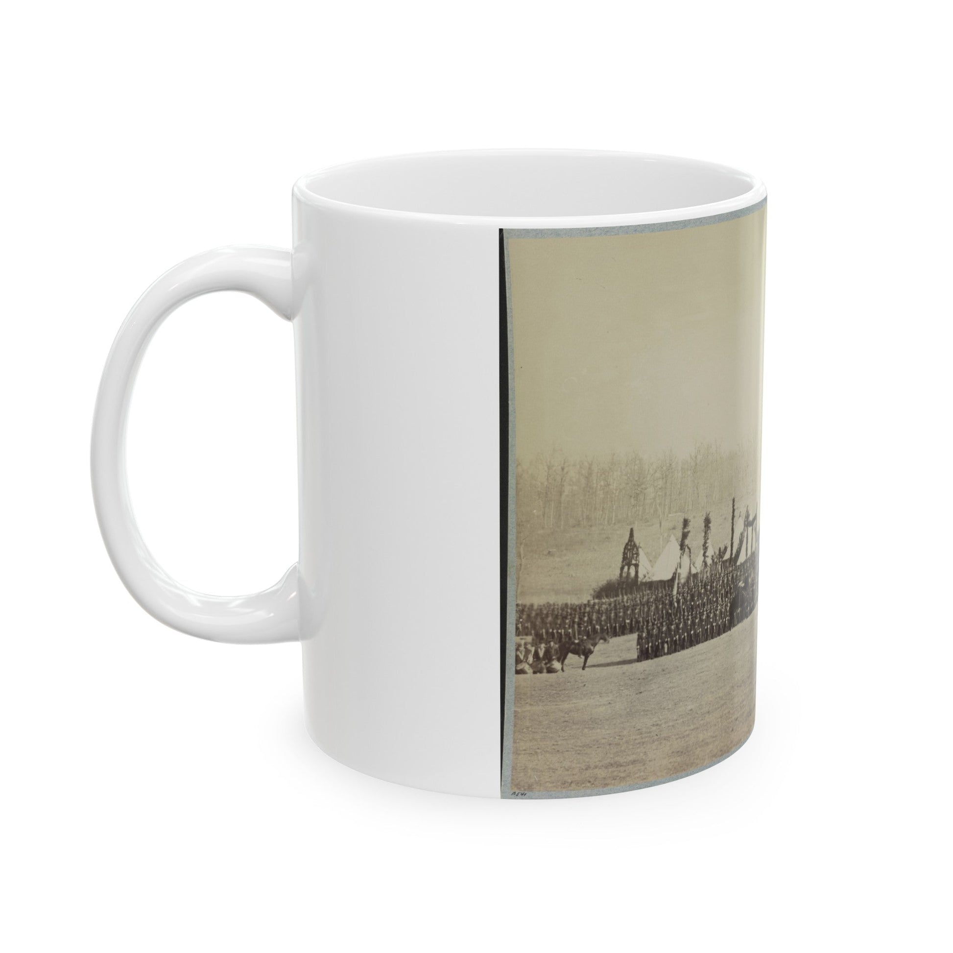 17th New York Infantry (U.S. Civil War) White Coffee Mug-The Sticker Space