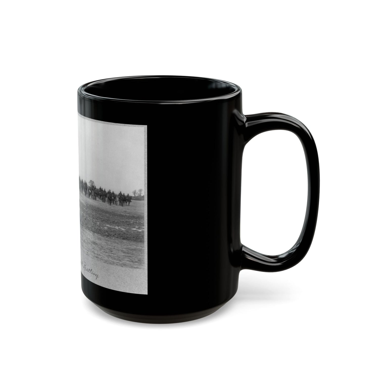 17th New York Light Battery (U.S. Civil War) Black Coffee Mug-The Sticker Space