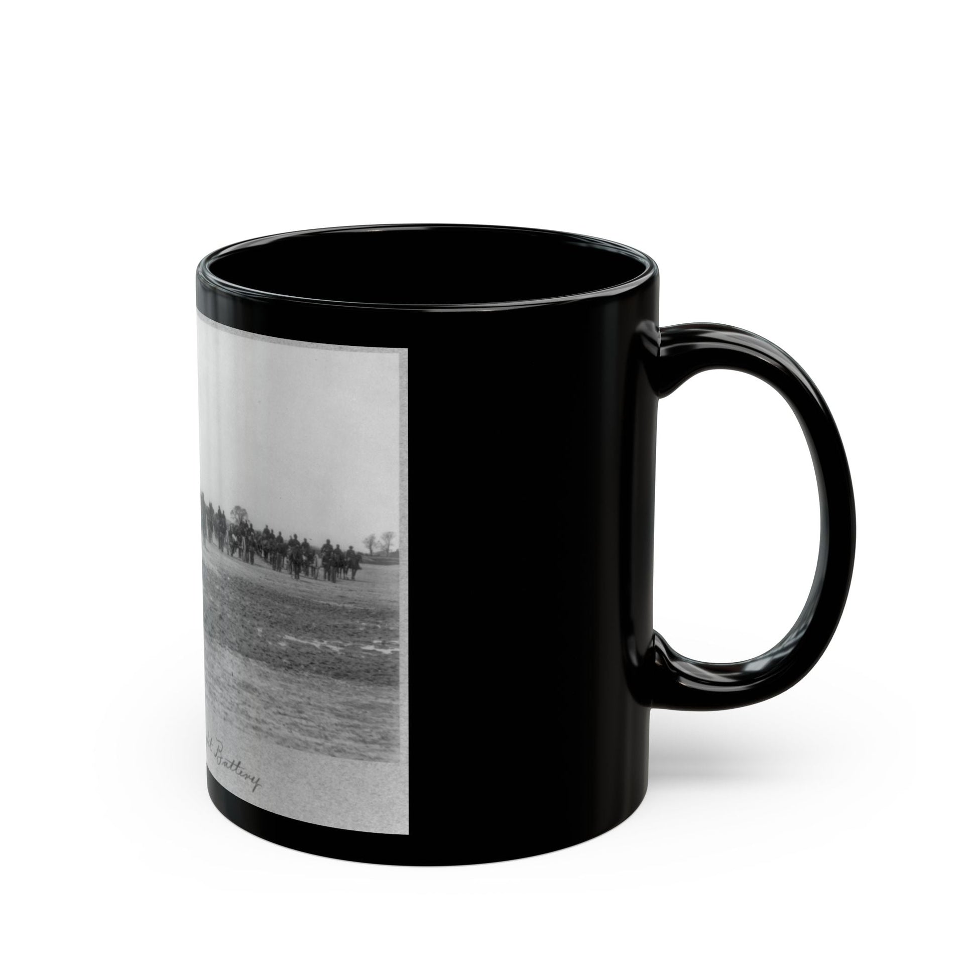 17th New York Light Battery (U.S. Civil War) Black Coffee Mug-The Sticker Space