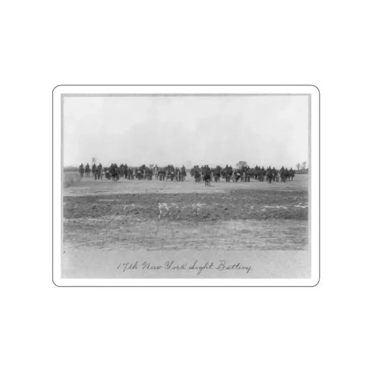 17th New York Light Battery (U.S. Civil War) STICKER Vinyl Die-Cut Decal White Die-Cut 2 Inch - The Sticker Space