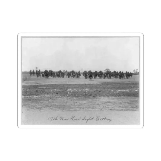 17Th New York Light Battery (U.S. Civil War) STICKER Vinyl Kiss-Cut Decal 2 Inch White - The Sticker Space