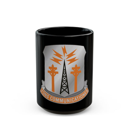 17th Signal Battalion (U.S. Army) Black Coffee Mug-15oz-The Sticker Space