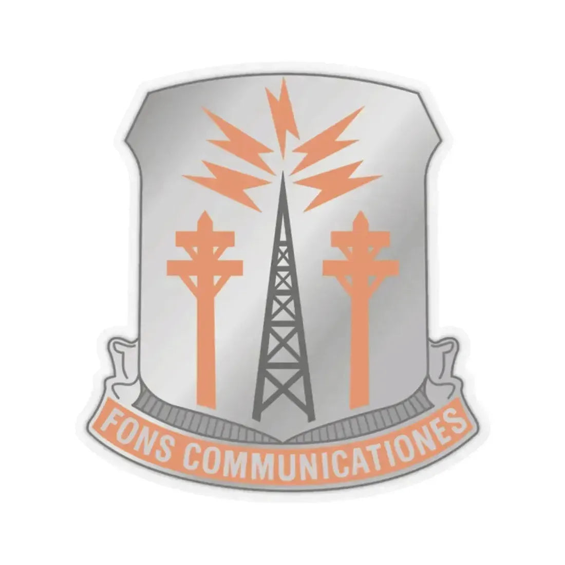 17th Signal Battalion (U.S. Army) STICKER Vinyl Kiss-Cut Decal 2 Inch Transparent - The Sticker Space