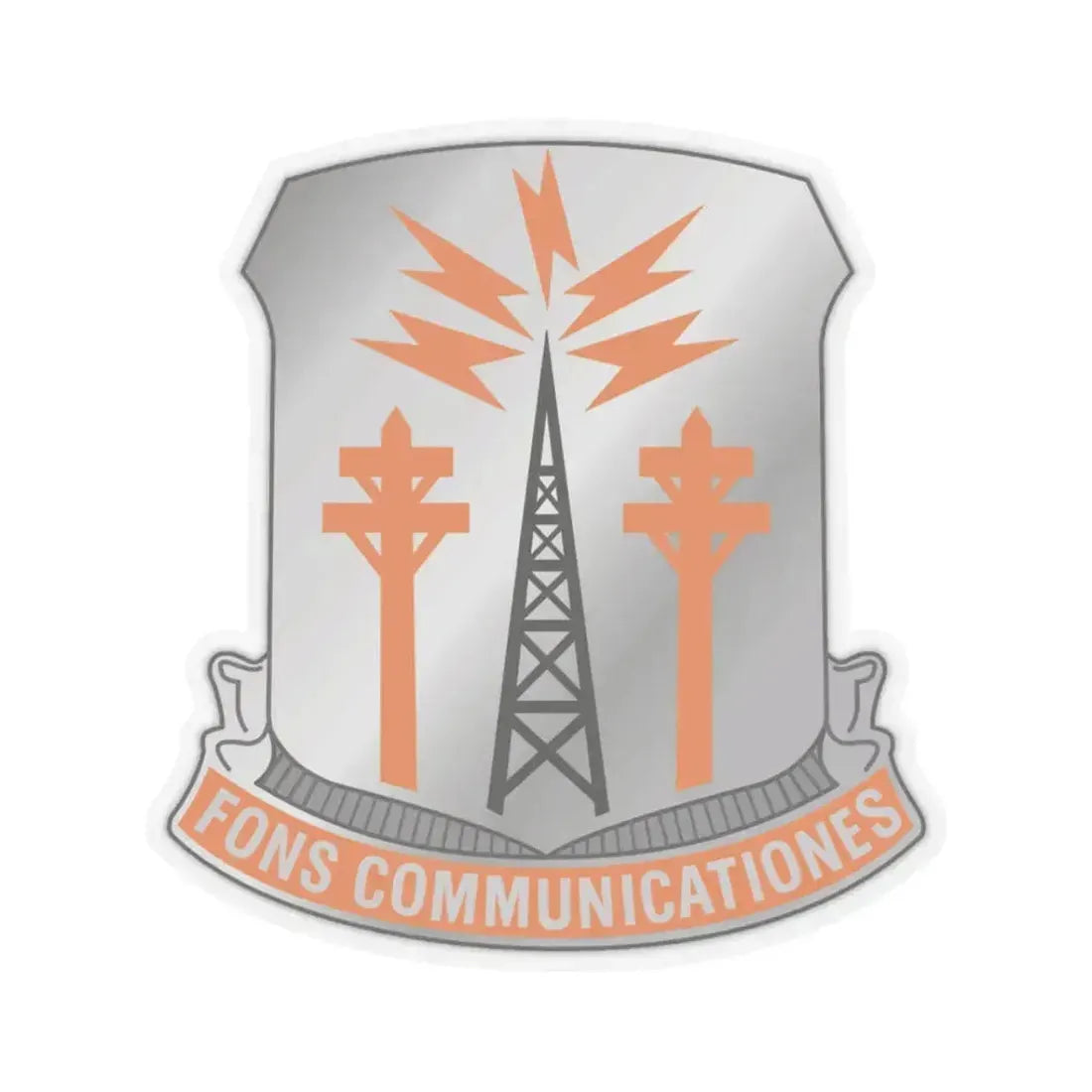 17th Signal Battalion (U.S. Army) STICKER Vinyl Kiss-Cut Decal 3 Inch Transparent - The Sticker Space