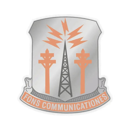 17th Signal Battalion (U.S. Army) STICKER Vinyl Kiss-Cut Decal 4 Inch Transparent - The Sticker Space